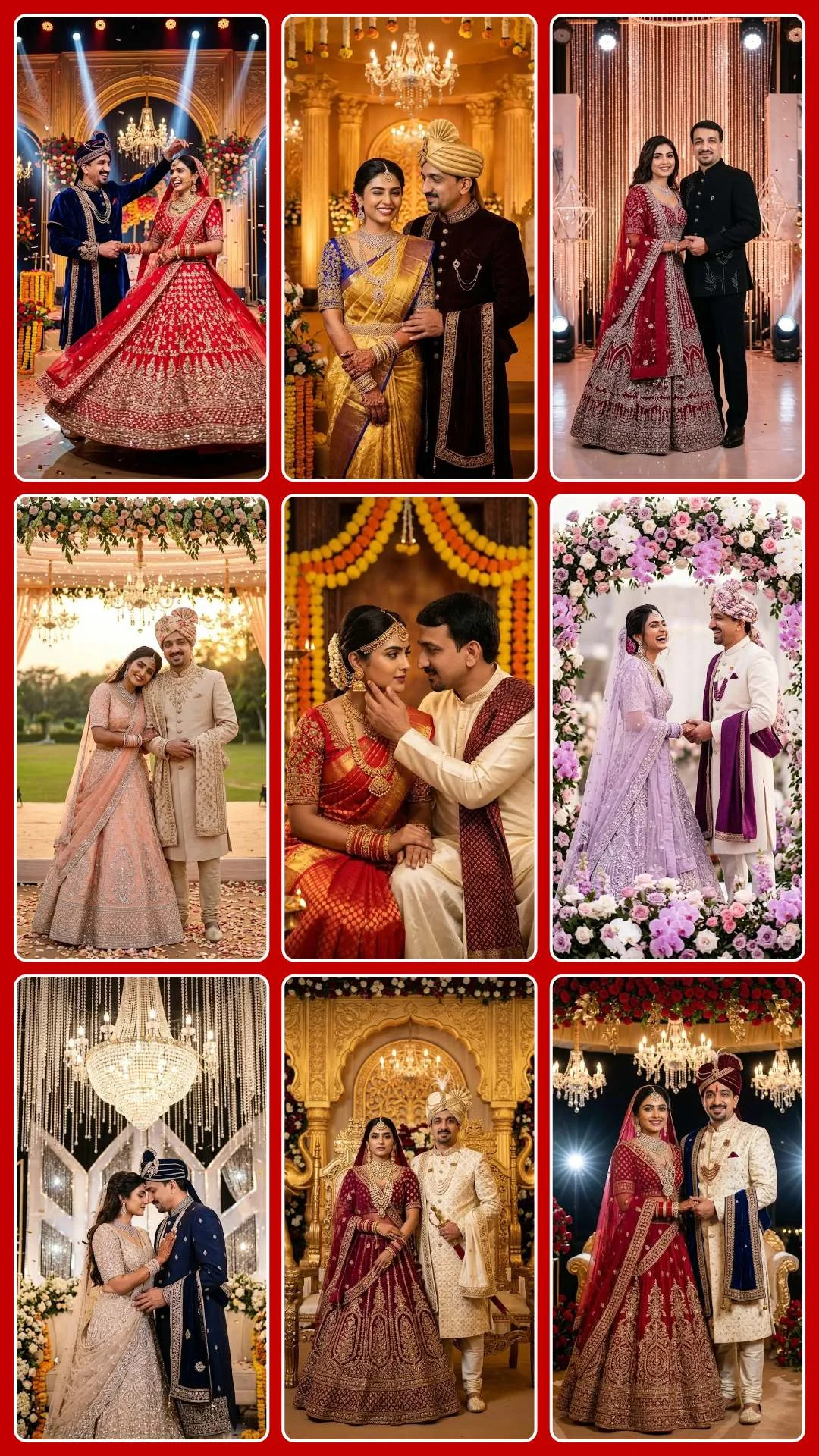 Ready To Use Indian Wedding Stage Prompts