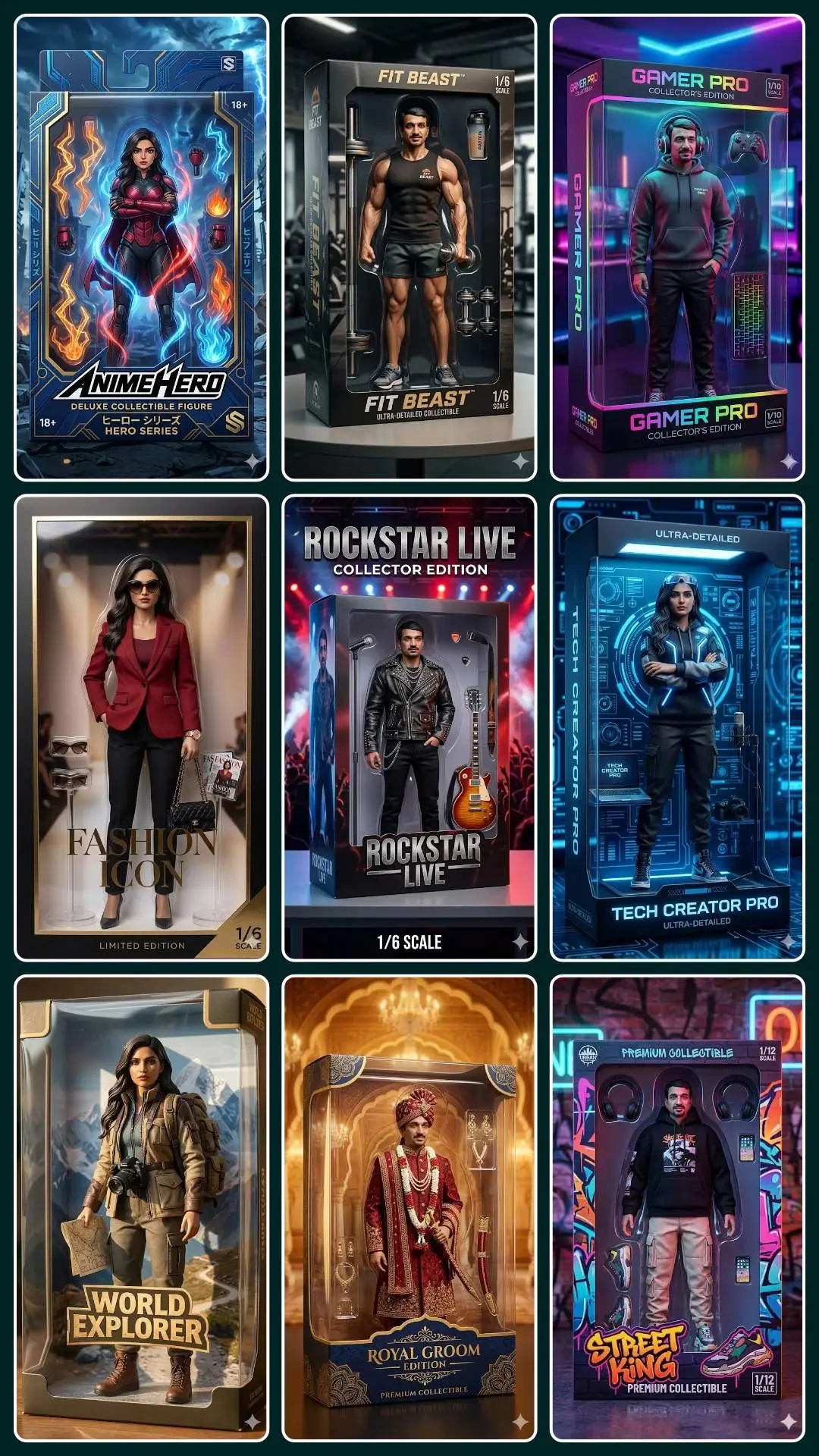 Home 3 TRENDING ACTION FIGURE BOX PROMPTS