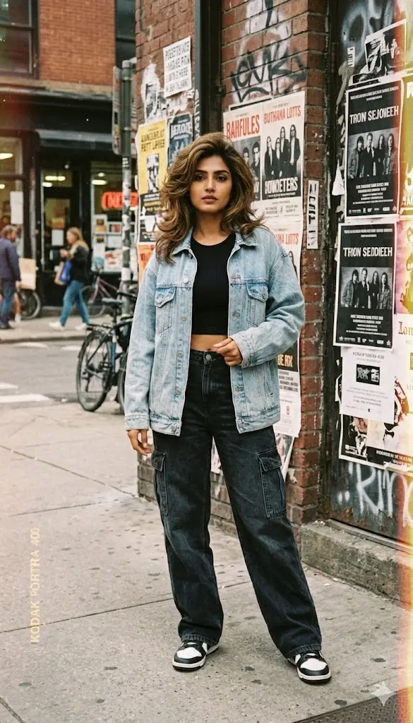 1990s Street Style Girl