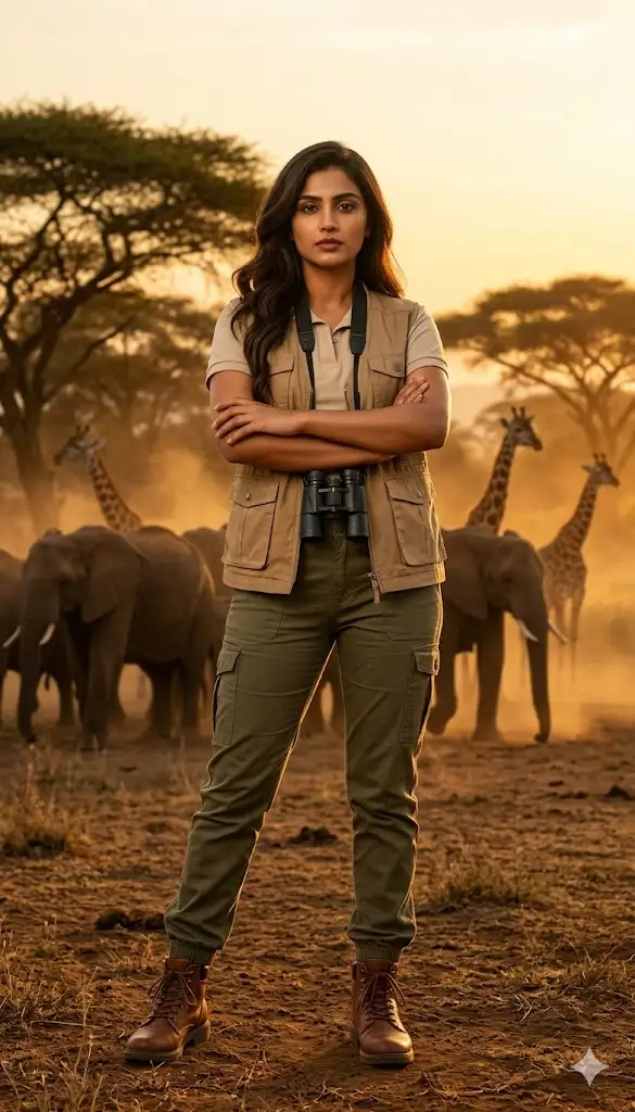 African Safari Scene