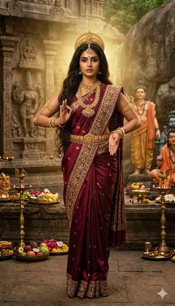Ancient Indian Goddess Style