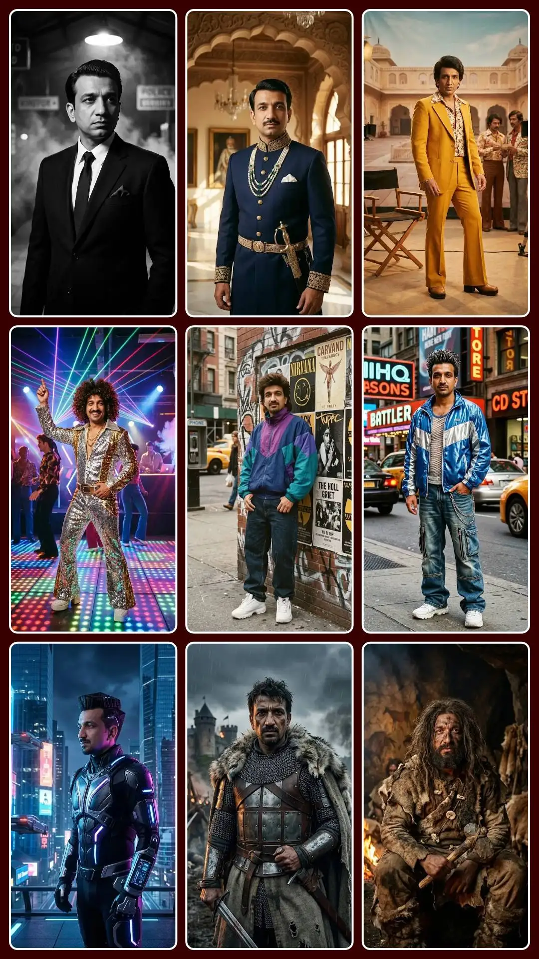 AI Era Transformation Prompts – From Ancient to Future Looks
#viralprompt #trendingprompt #eraedit