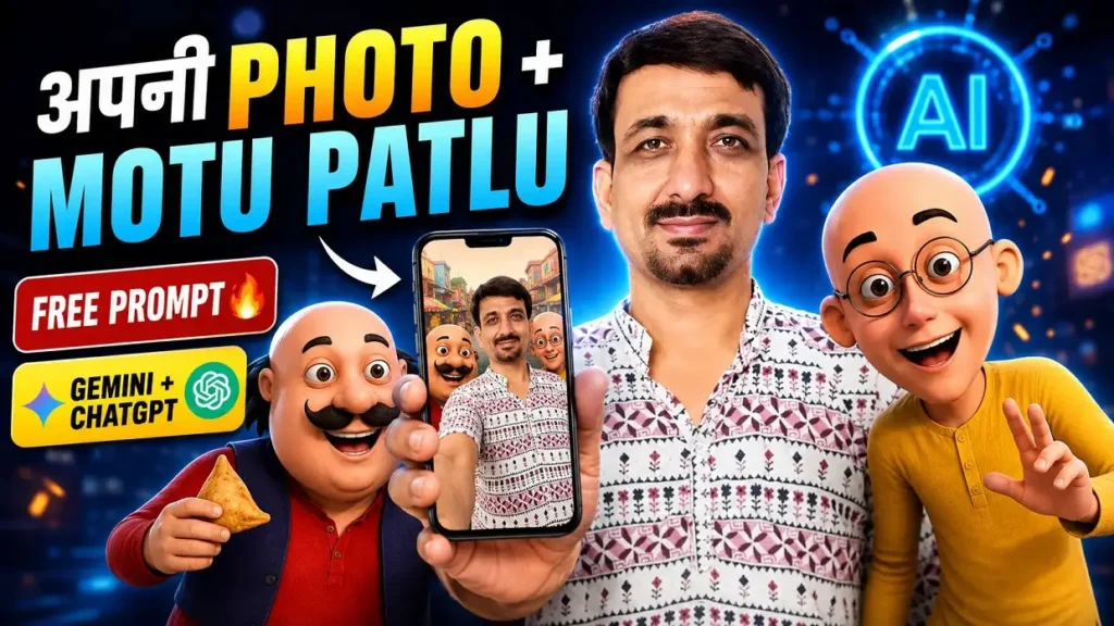 Motu Patlu Ai Photo & Video Prompt