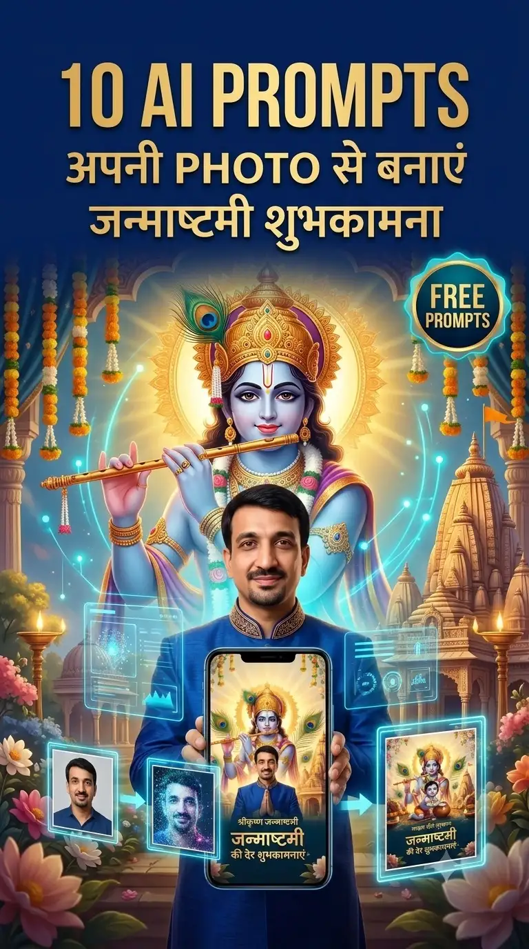 Janmashtami AI Photo Prompts Pack