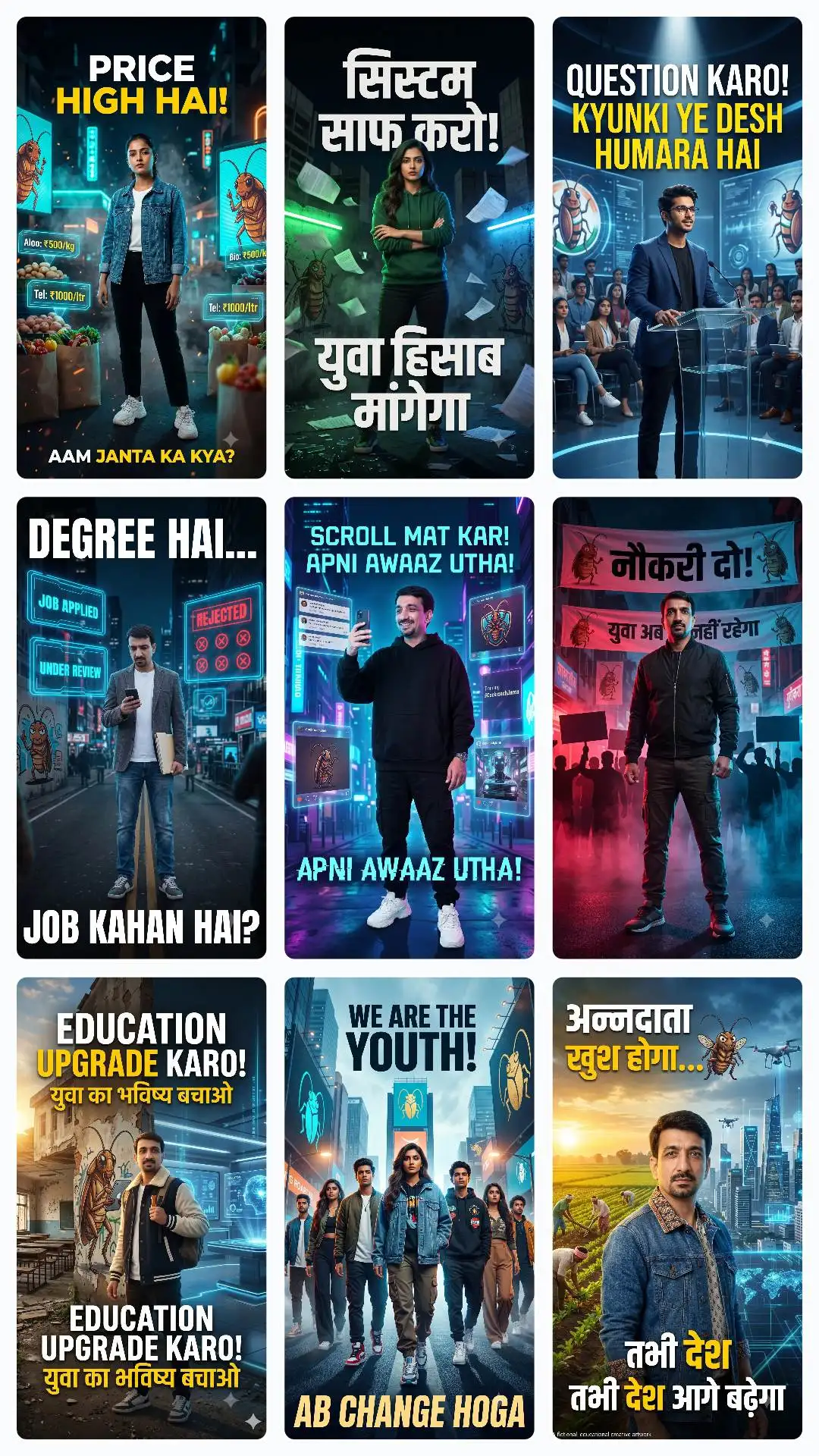 Cockroach Janta Party AI Trend
